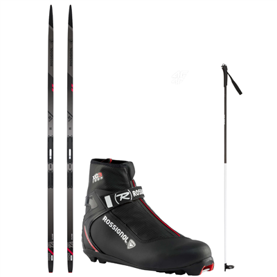 bežecké lyže Rossignol DELTA COURSE R-SKIN +RJK1002 + topánky Rossignol + palice 
